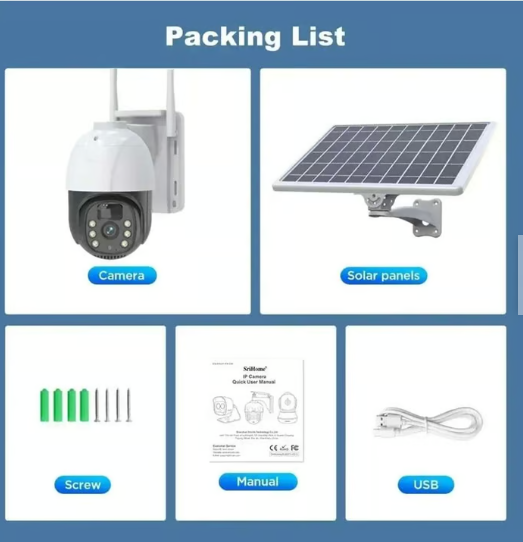 CAMARA DE SEGURIDAD SOLAR INALÁMBRICO