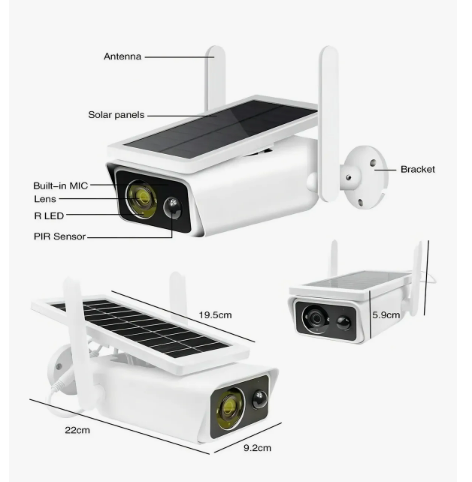 CAMARA DE SEGURIDAD SOLAR  WIFI